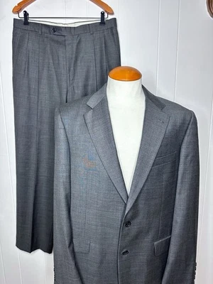 Traje Burberry London Kensington Gris Lana Plisado - Para Hombre 42L 35x31 EE. UU. Foto 1 de 4