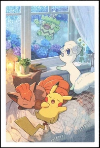 Pokemon Postcard Pikachu & Vulpix June 2026 Pokemon Center Japan Original - Picture 1 of 2
