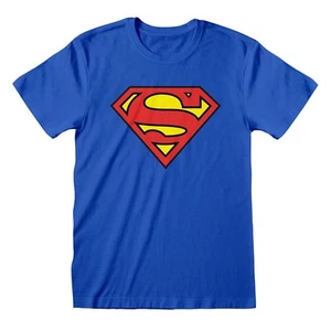 Dc Comics Superman Logo T-shirt, Unisex, Extra Large, Blue Sup00005tsc1x - Picture 1 of 1