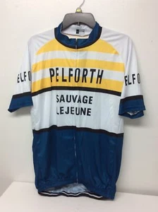 Retro Pelforth–Sauvage–Legeune Cycling Jersey Short Sleeve XXL - Picture 1 of 5