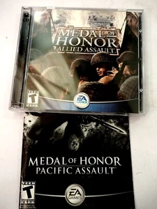 Medal of Honor Pacific Assault PC CD Rom Software 4 Disc Set mit Handbuch & Schlüssel - Bild 1 von 4