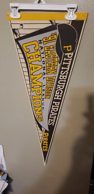 PITTSBURGH PIRATES 191 CHAMPS VINTAGE BASEBALL MLB  FELT PENNANT  12/24/23 - Image 1 of 2