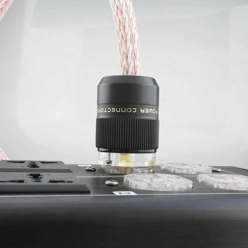 Audiophile 6N OCC 24Core Hifi Power Cable Audio Power Cord US EU AU Plug 20A - Image 1 of 1