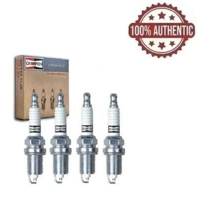 4 pc Champion Copper Plus Spark Plugs for 2011-2015 Chevrolet Cruze 1.4L L4 tf - Image 1 of 2