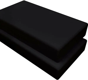 BEDSUM Mikrofaser Kleinkind Spannbettlaken 2er-Pack weiche und leichte Babykrippe... - Bild 1 von 1