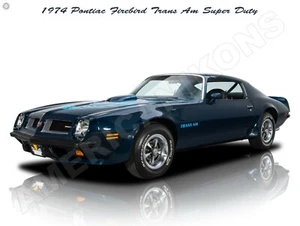 1974 Pontiac Firebird Trans-Am Super Duty New Metal Sign: Large Size - Picture 1 of 1
