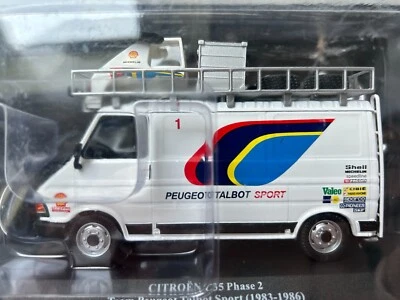 ALTAYA IXO Citroën C35 phase 2 Team Peugeot Talbot Sport (1983-1986) 1/43 Camion - Photo 1/4