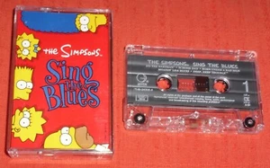 THE SIMPSONS - UK CASSETTE TAPE - SING THE BLUES - Picture 1 of 5