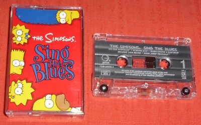 THE SIMPSONS - UK CASSETTE TAPE - SING THE BLUES - Image 1 of 4