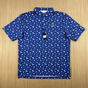 Bettinardi Straight Down Polo Shirt Mens XL Fat Cat T Hive Allover Let It Ride - Picture 1 of 17