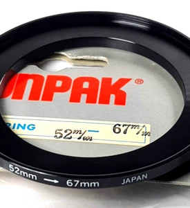 52-67mm Metal Step Up Adapter Ring 52mm Lens to 67mm Filter Converter E52-E67 - Picture 1 of 4