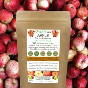 Manzana Polvo Orgánico para Cocinar, Bebidas Saludables Calidad Premium 25g-400g - Imagen 1 de 12