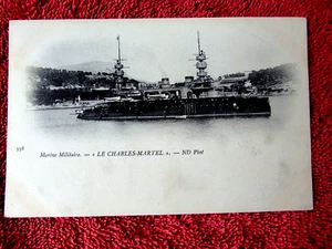 MARINE MILITAIRE -LE CHARLES-MARTEL - ND PBOT  197Os   POSTCARD [526] - Bild 1 von 2