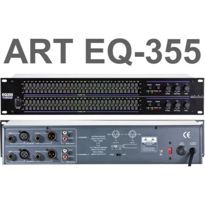ART EQ355 2U Dual 31 Band Equalizer Processor ART EQ355 2U Dual 31 Band Equaliz - Image 1 of 4