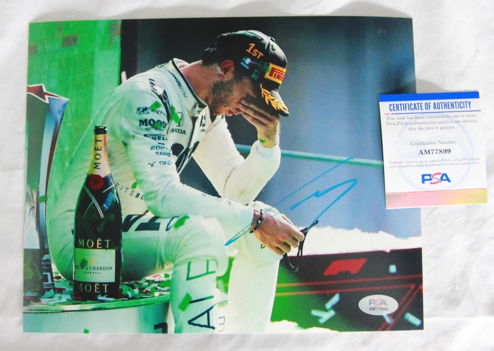 Pierre Gasly AlphaTauri Signed 8x11 Photo PSA Authenticated - Image 1 of 1