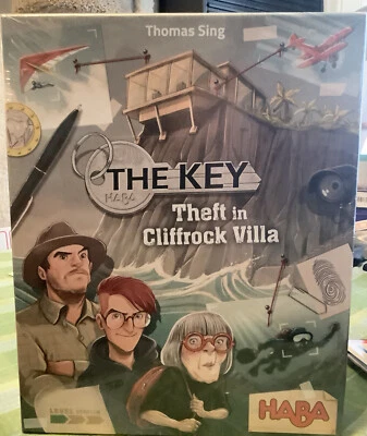 The Key: Theft In Cliffrock Villa Game - HABA Games NEW & SHRINK-WRAPPED - Image 1 of 4