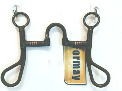 Formay 172930BR colt correction westerm bit copper inlay 4-3/4" mo. Brown bit