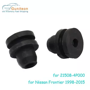 New 2Pcs Lower Radiator Mount Bushing Fits Nissan Frontier 1998-2015 21508-4P000 - Picture 1 of 16