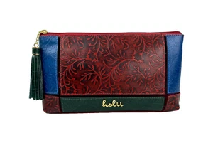 NUEVO Bolso sin asas Holii de cuero genuino hecho a mano Bolso de mano Cartera Bolso - Imagen 1 de 7