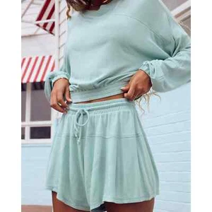 L*Space Day Tripper Short in Pool Women's Size Medium NWT - Picture 1 of 8