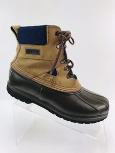 L.L. Bean Maine Hunting Boots Men's 8 Womens 10 Leather Rubber Duck Boots Shoes - Picture 1 of 11