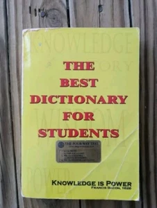 π The Best Dictionary for Students - Paperback By The Dictionary Project - Foto 1 di 3