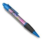 Blue Ballpoint Pen  - Pretty Little Purple Flowers Plant  #46203