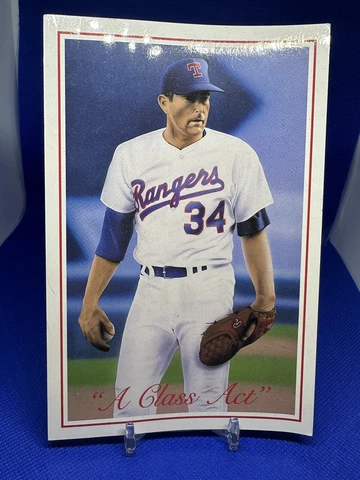 1991 NOLAN RYAN Postcard "A CLASS ACT" Texas Rangers Limited Addition Fine Art Cover