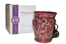  SCENTSY  Plum Garland Full Size Warmer DISCONTINUED New Old Stock