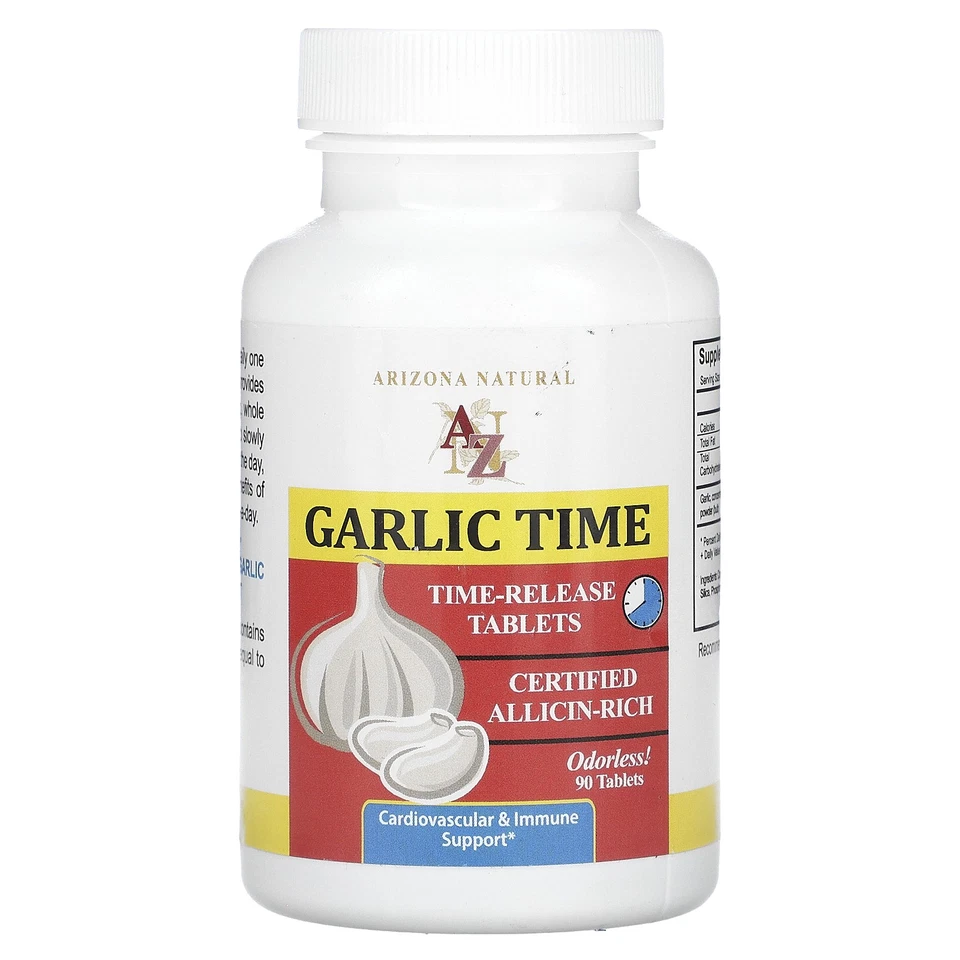 Garlic Time, 600 mg, 90 comprimidos Foto 1 de 2