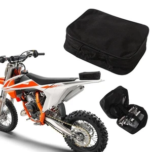 Motorcycle Tool Bag Pouch for Honda XR CR XL Yamaha Fender Rear Storage - Picture 1 of 6