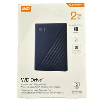 Western Digital WDBB7B0020BBL-WESN External 2TB Hard Drive - Image 1 of 4