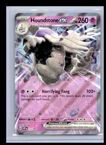 SV: Scarlet & Violet Promo Cards #162 Houndstone ex - Picture 1 of 2