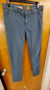 Pilcro (the Letterpress) #27 Hyphen Skinny Chino Blue Grey Womens - Picture 1 of 17