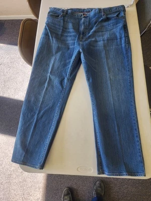 Cremieux Jeans 46x30 Men's Relaxed Fit Straight Leg Premium Blue Denim No Frays - Image 1 of 4