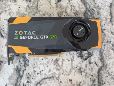 Zotac Nvidia GeForce GTX 670, 4GB 256BIT DDR5, PCI Express Graphics Card - Image 1 of 4