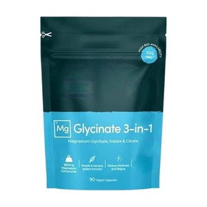 Complejo de glicinato de magnesio 3$ en 1 - Suplementos de 1800 mg como citrato de bisglicinato - - Imagen 1 de 10
