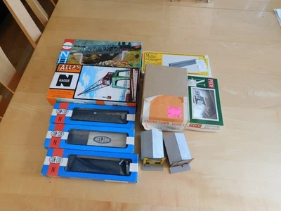 Lot of 10 N Scale Building Kits - Bridges, Crane, - Image 1 of 4