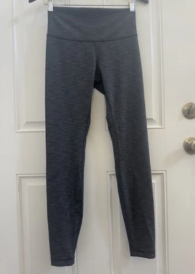 Lululemon Wunder Under HR Tight Heathered Gray Size 6 EUC - Image 1 of 4