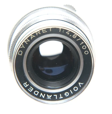 Voigtlander Dynaret 100mm f/4.8 Lens for Vitessa T.  Made in Germany 184 - Image 1 of 4