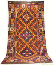 14,1 x7,2  antique rarity Large Afghanistan nomadic Kilim Early 20th kelim 16/1