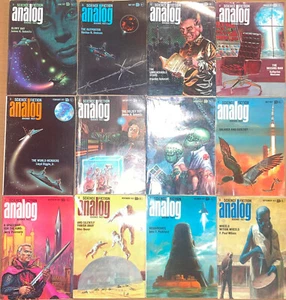 ANALOG SCIENCE FICTION 1971 kompletter Jahrsatz mit 12 Ausgaben - Bild 1 von 2