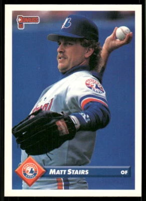 1993 Donruss #460 Matt Stairs - Image 1 of 2