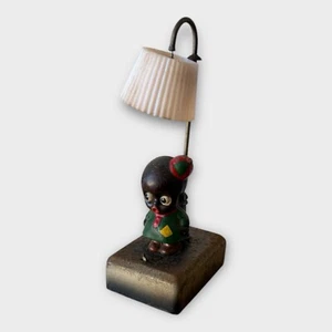 VINTAGE Metal Doll OSCAR HITT SNOWFLAKE Style GERMANY Mini Lamp Antique Read - Bild 1 von 7