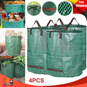 4er Gartensack Laubsack Gartenabfallsack Gartentasche Gartenabfälle Rasenschnitt - Bild 1 von 26