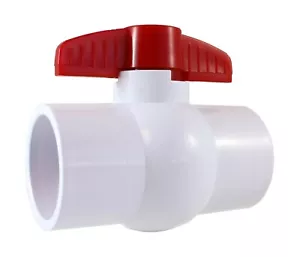 PVC KOMPAKT KUGELHAHN - 1-1/2" - Muffe - Sanipro - Bild 1 von 3