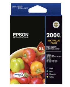 Epson 200XL - High Capacity DURABrite Ultra - Ink Cartridge Value Pack NEW STOCK - Picture 1 of 1