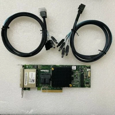 Adaptec ASR-78165 Dell 4-Port SAS/SATA 6Gb/s RAID Controller Low Bracket + Cable - Image 1 of 4