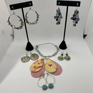 Lote de Pendientes Náuticos Playa Verano Multicolor Vintage/Ahora Joyería - Imagen 1 de 13