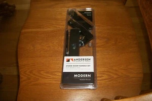 Anderson MODERN  VENETIAN BRONZE Storm Door Handle Set with Deadbolt Lock - Picture 1 of 1